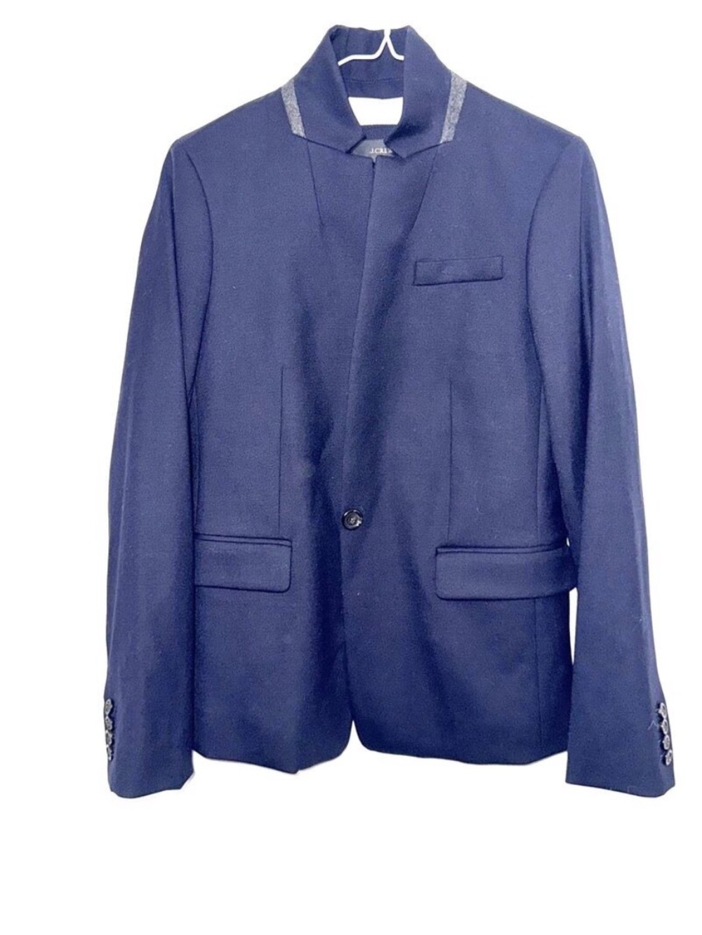 J.Crew Regent Blazer - Navy Wool Flannel 6 - Picture 3 of 6